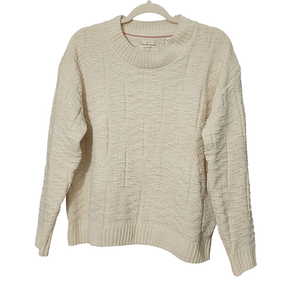 Weatherproof Vintage Womens Chenille Holiday‎ Sweater, Size L Cream